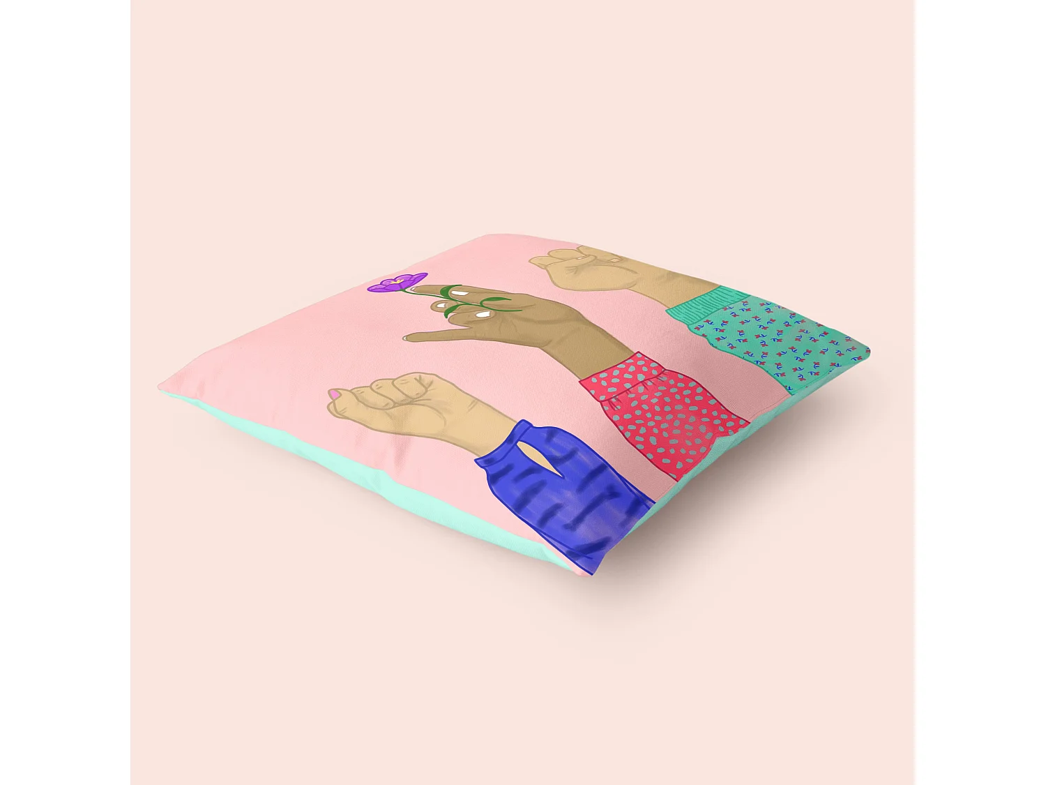 Dekorative kissenbezug 50x50 cm (2er Pack) Me