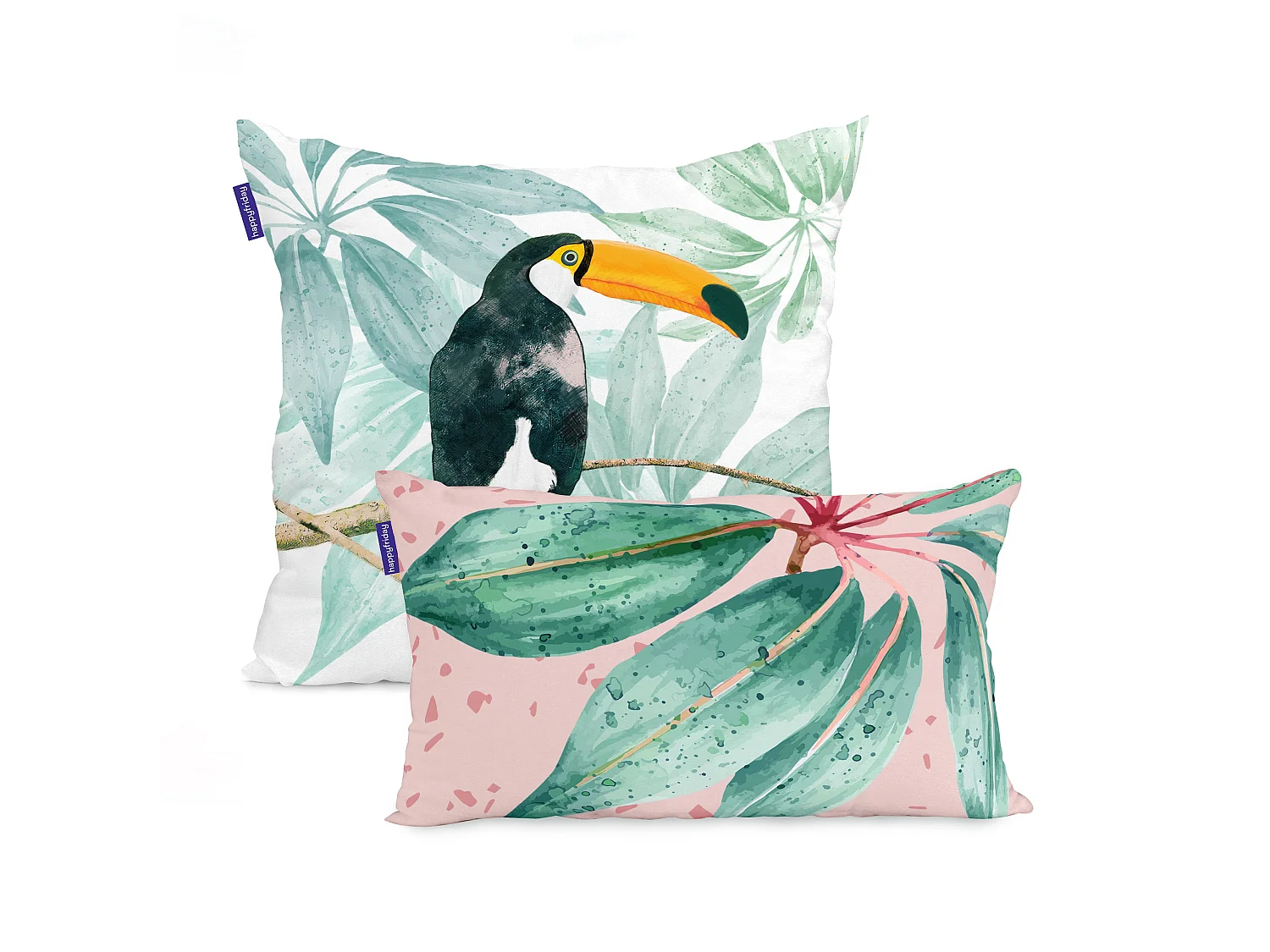 Housse de coussin 50x50 + 50x30 cm Ebony