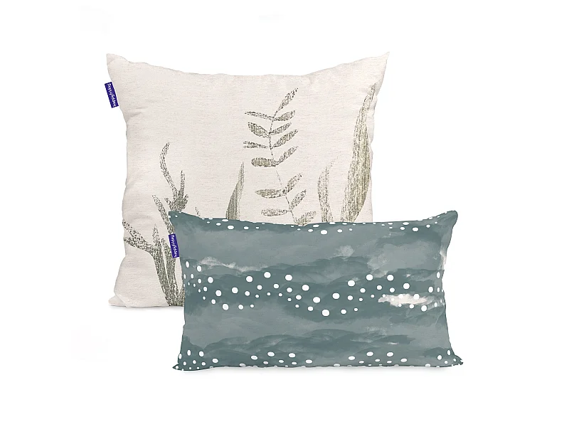 Funda de cojín 50x50 + 50x30 cm Seaside
