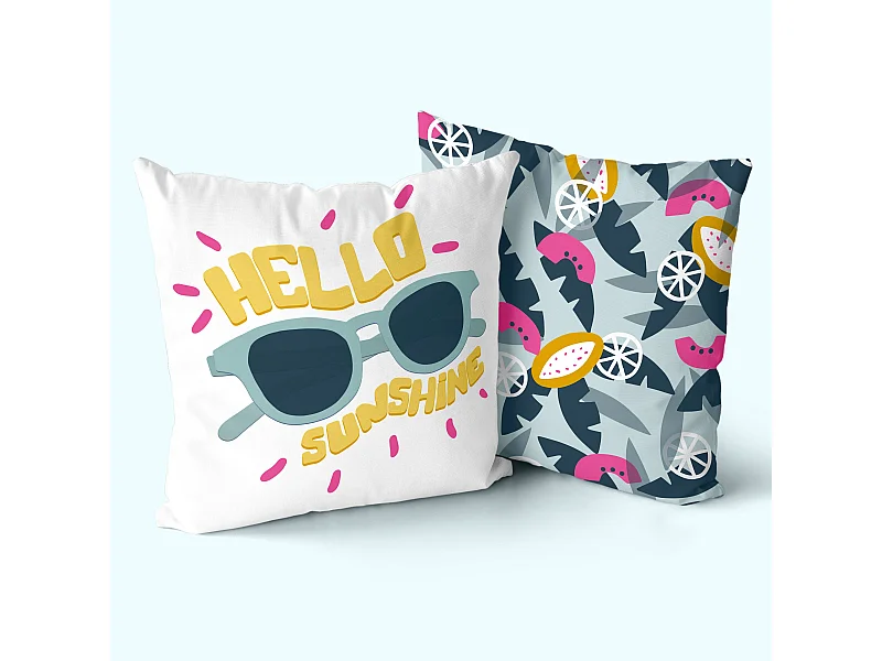 Funda de cojín decorativo 50x50 (Pack de 2) cm Hello sunshine