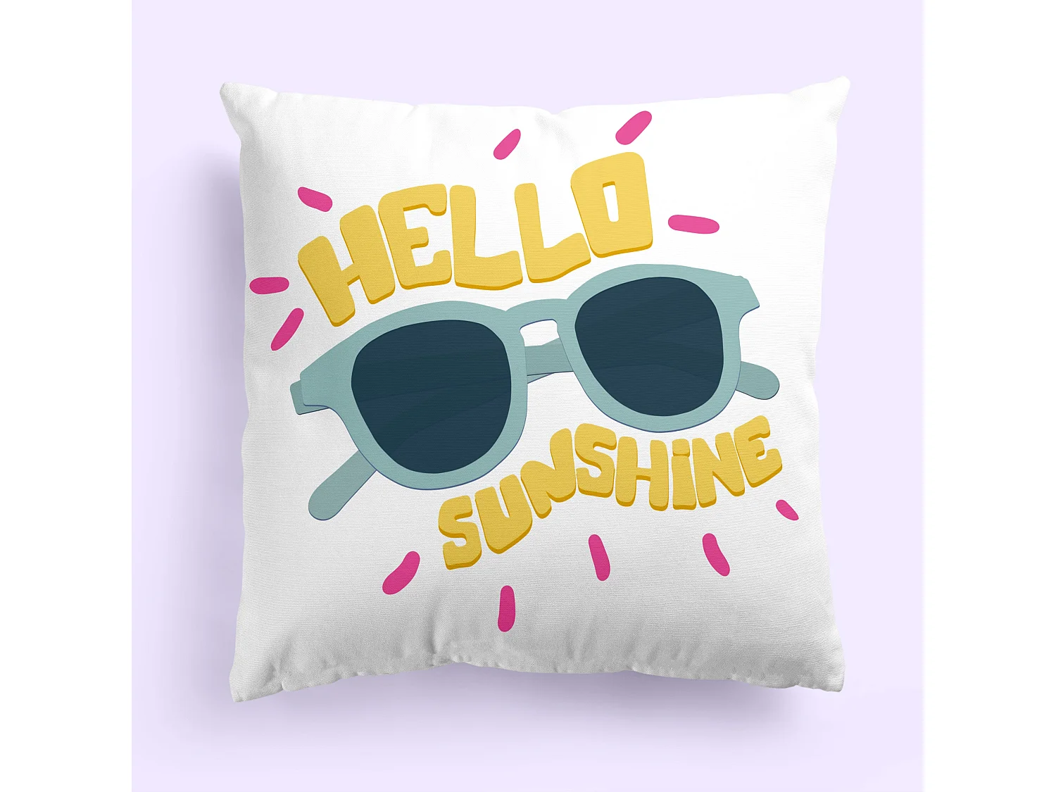 Funda de cojín decorativo 50x50 (Pack de 2) cm Hello sunshine
