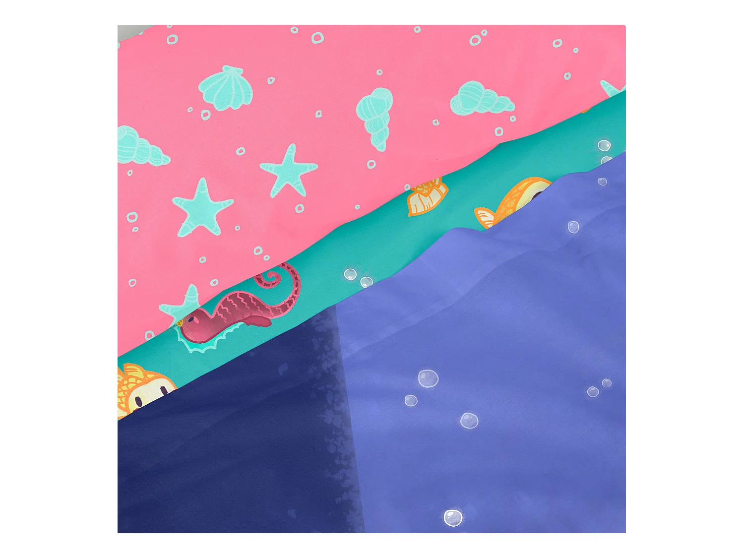 Juego de sabana Cama 105 (180x270 cm) Happy mermaid