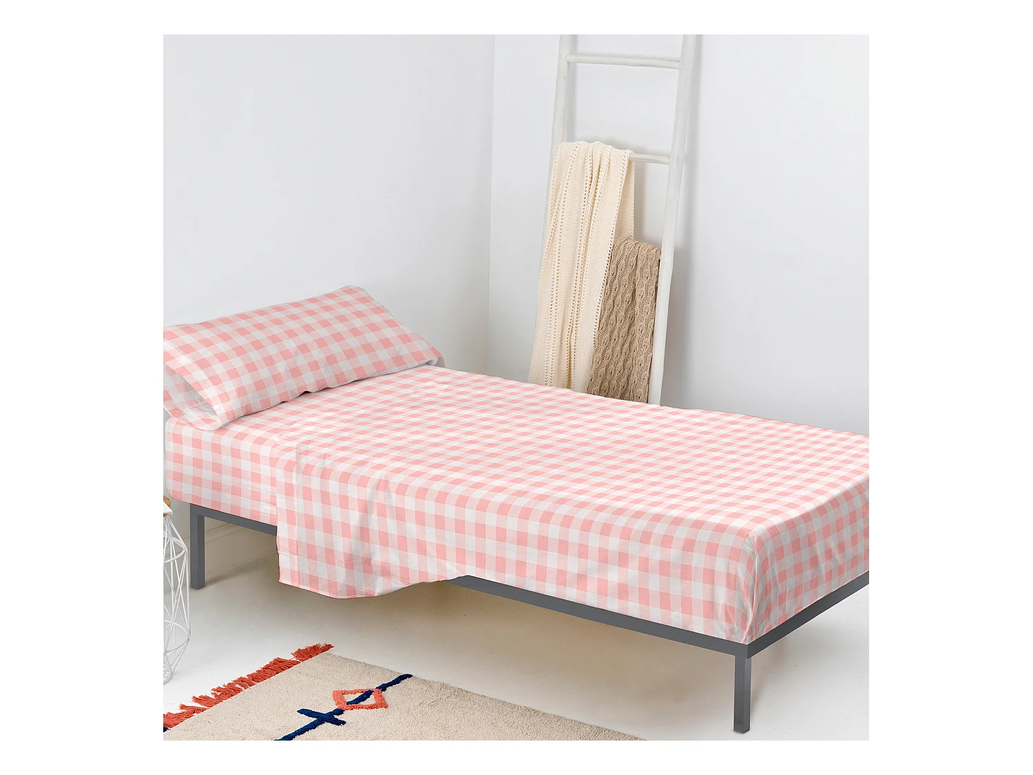 Parure drap 160x270 cm Vichy