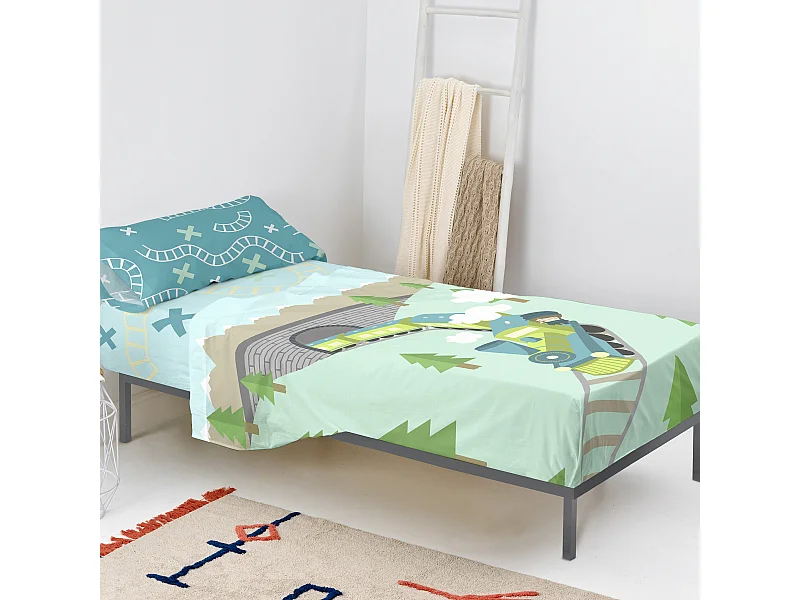 Juego de sabana Cama 105 (180x270 cm) Train