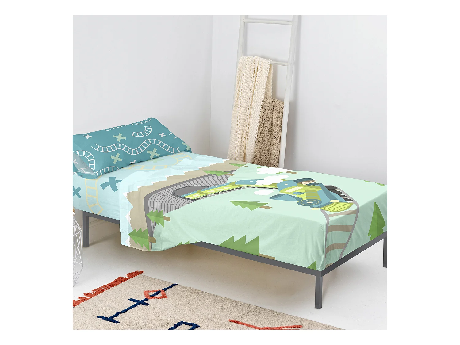 Juego de sabana Cama 105 (180x270 cm) Train