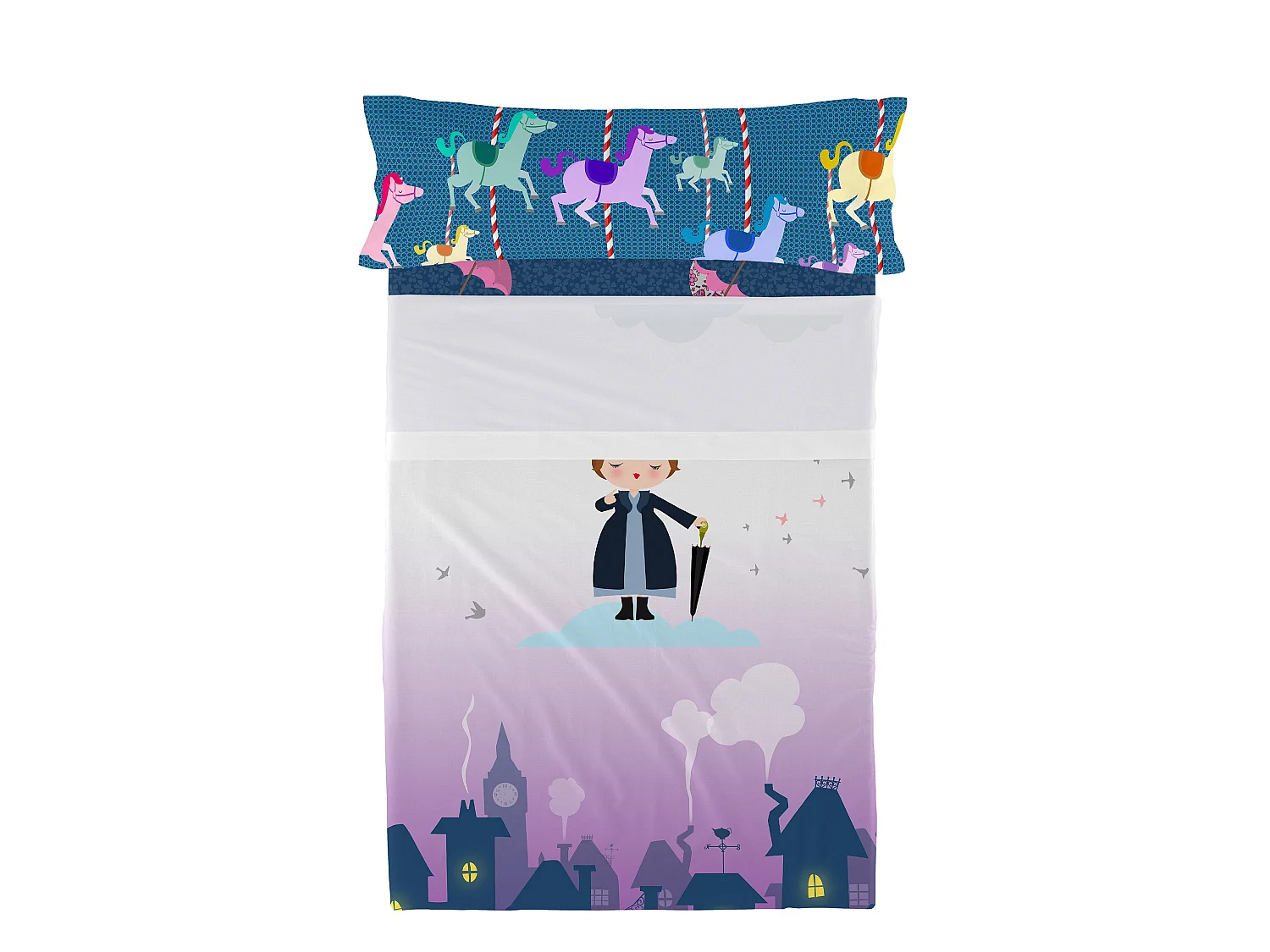 Bettlaken-set 160x270 cm Nanny