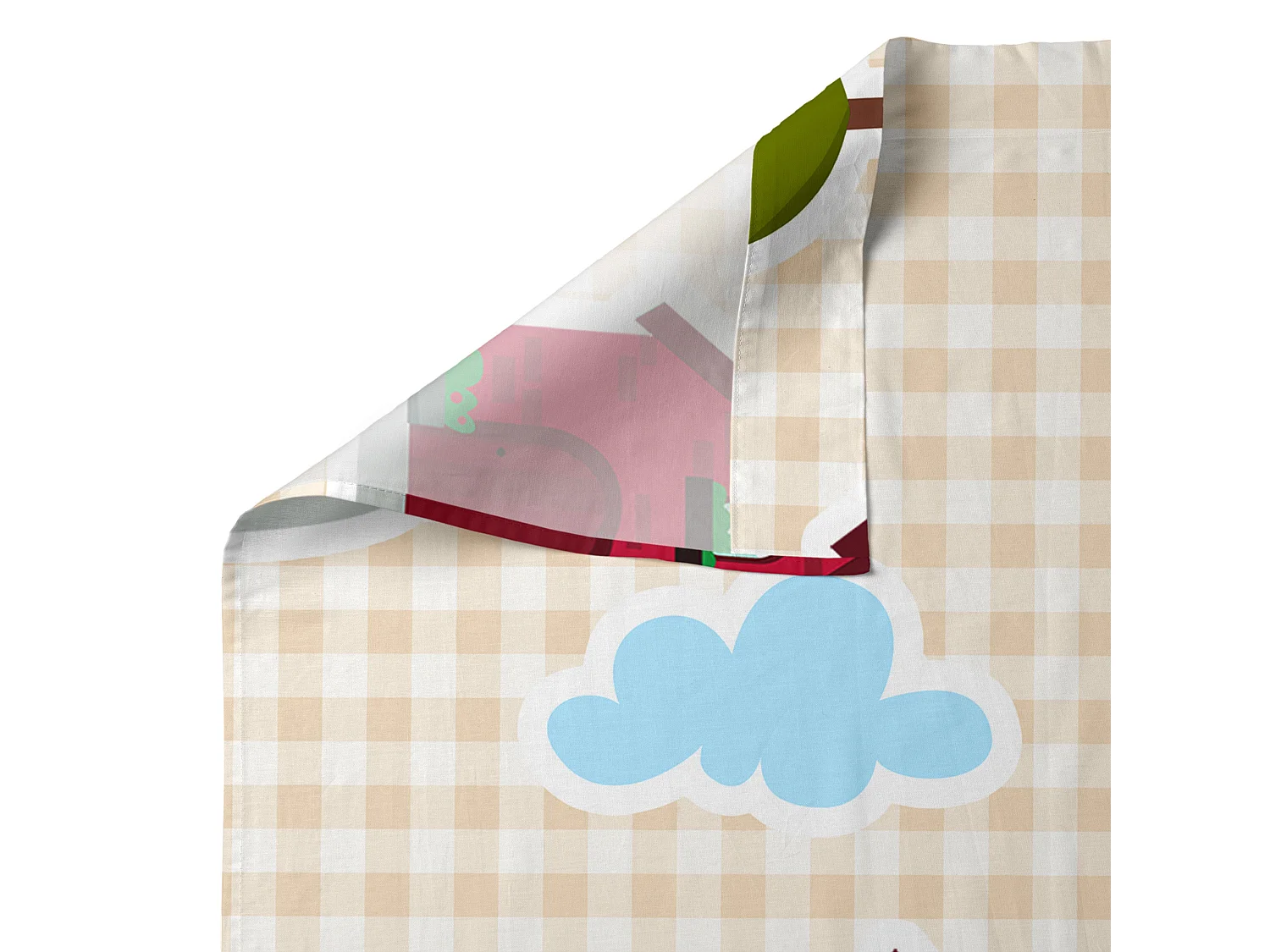 Bettlaken-set 180x270 cm Piggys vichy