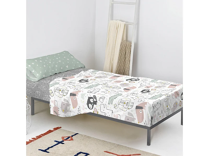 Juego de sabana Cama 80/90 (160x270 cm) Best buddies