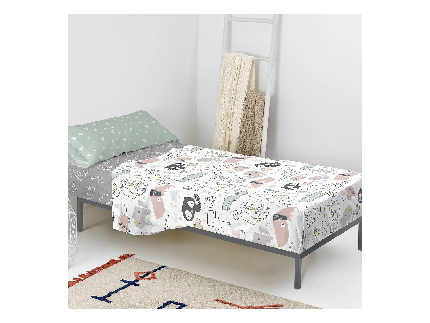 Juego de sabana Cama 80/90 (160x270 cm) Best buddies