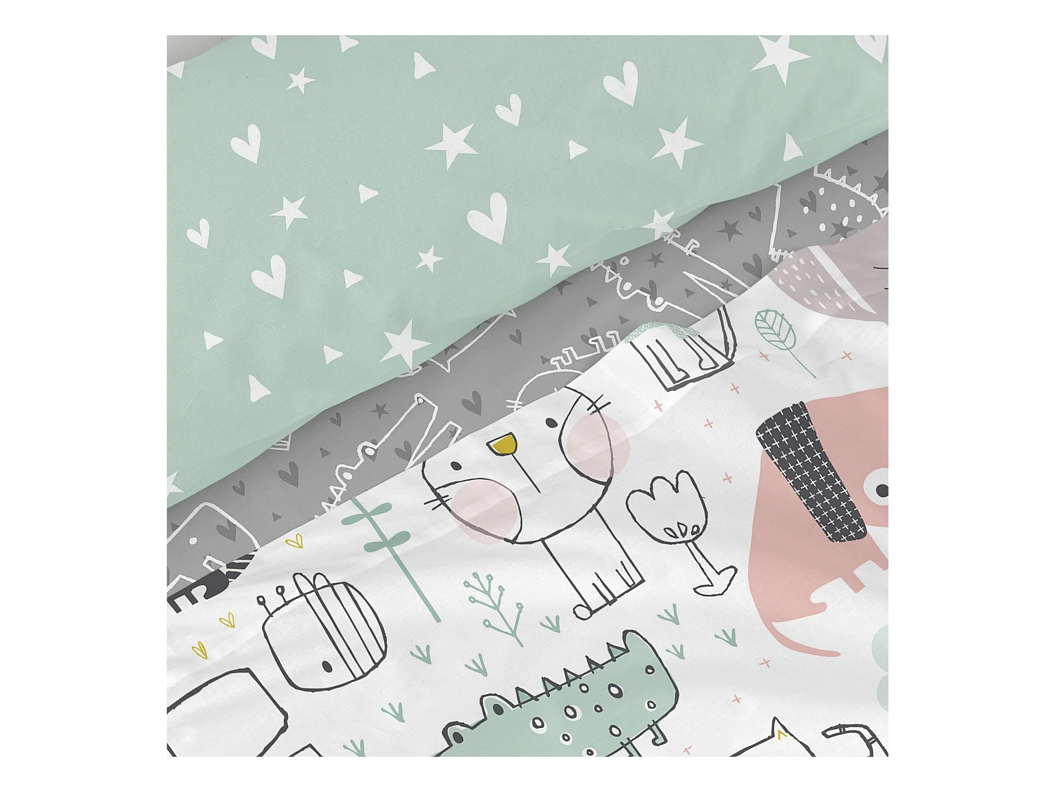 Juego de sabana Cama 80/90 (160x270 cm) Best buddies