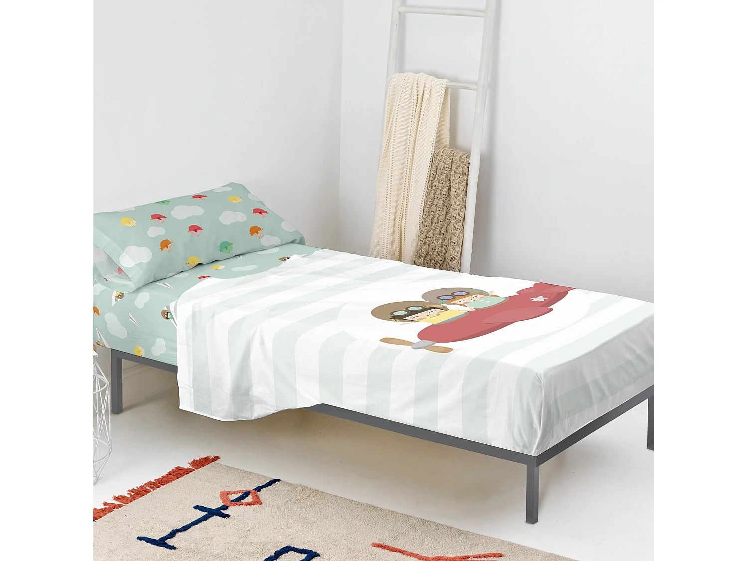 Bettlaken-set 160x270 cm Learning to fly