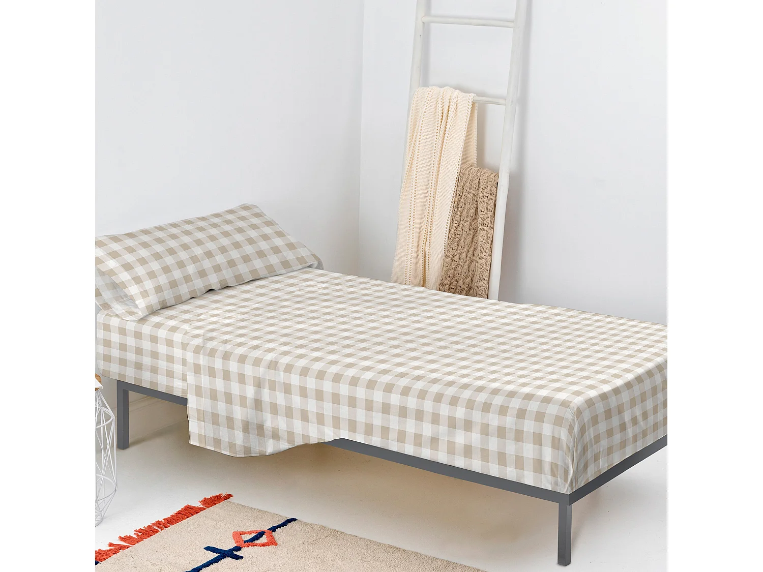 Juego de sabana Cama 80/90 (160x270 cm) Vichy