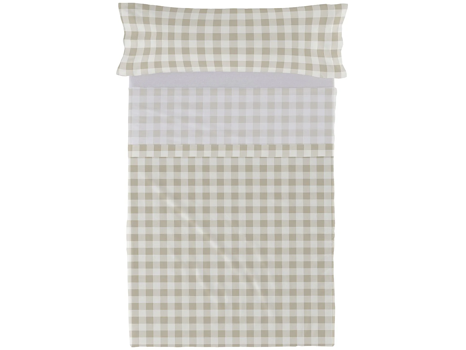 Juego de sabana Cama 80/90 (160x270 cm) Vichy