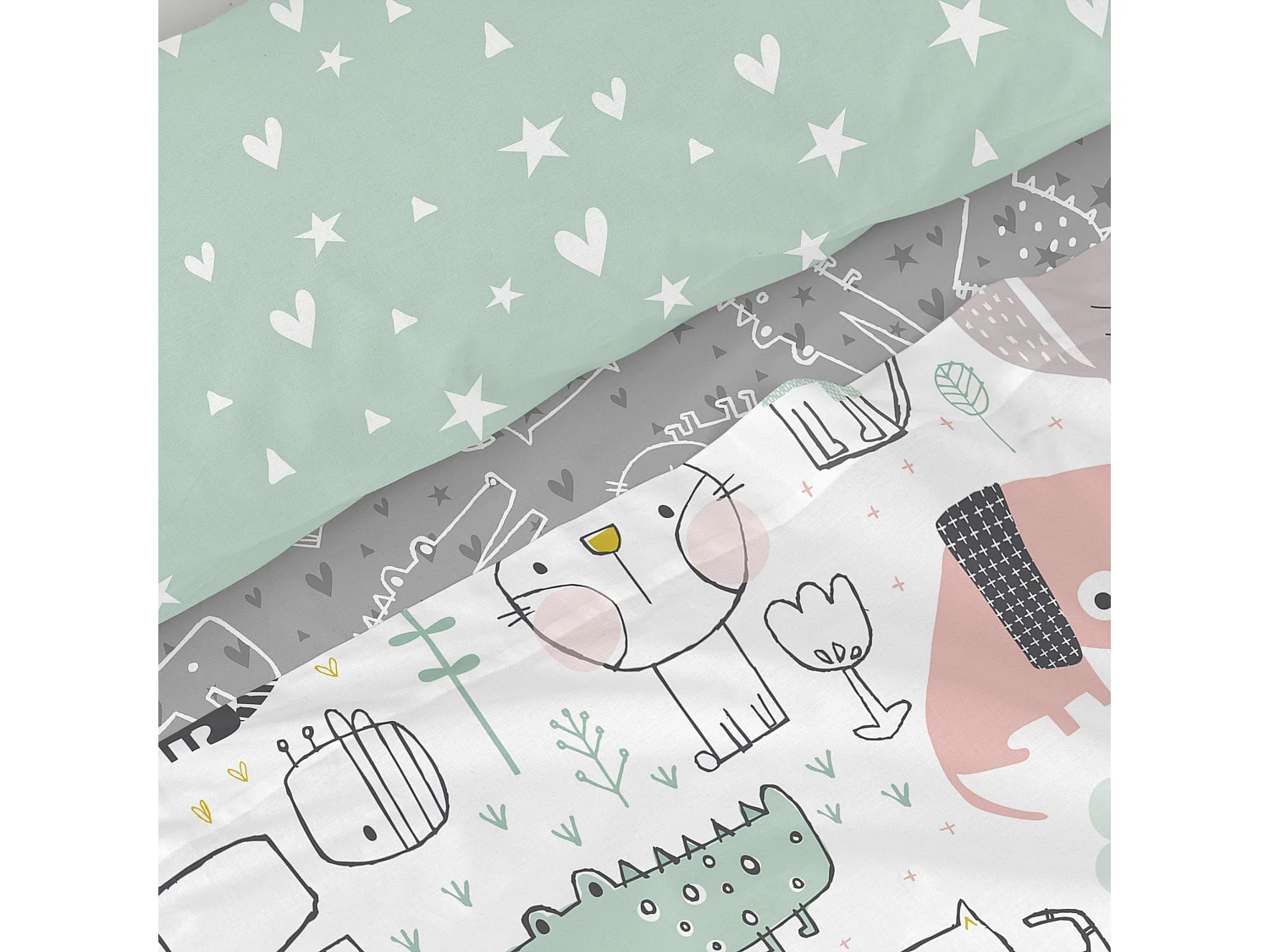 Juego de sabana Cama 105 (180x270 cm) Best buddies