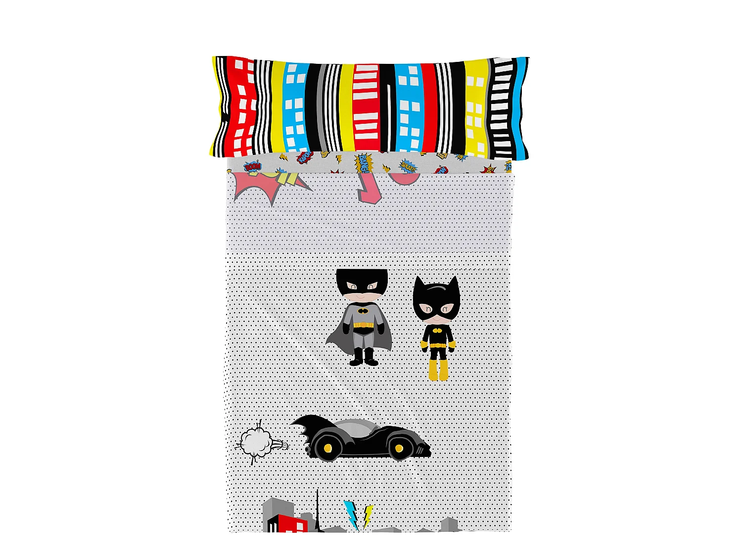 Juego de sabana Cama 105 (180x270 cm) Bat