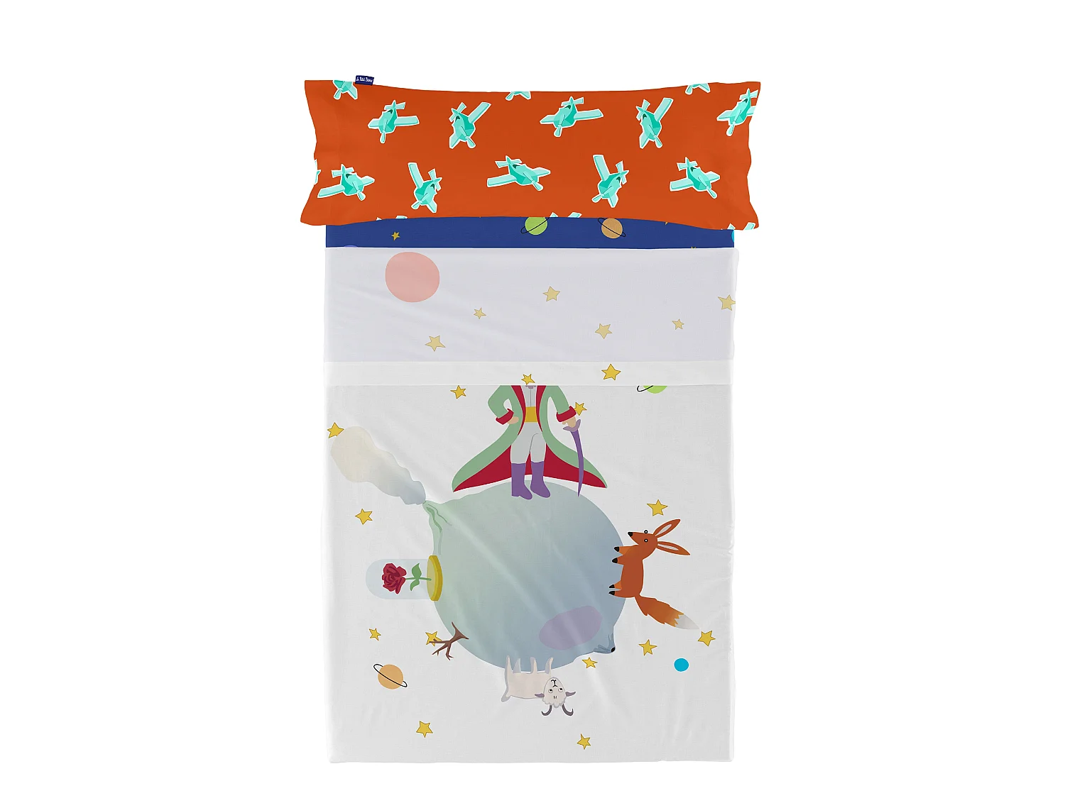 Juego de sabana Cama 80/90 (160x270 cm) Le petit prince