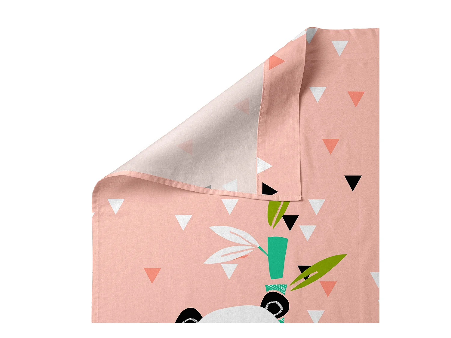 Parure lenzuola 180x270 cm Panda garden