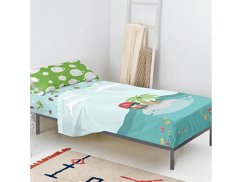 Juego de sabana Cama 105 (180x270 cm) Pirata