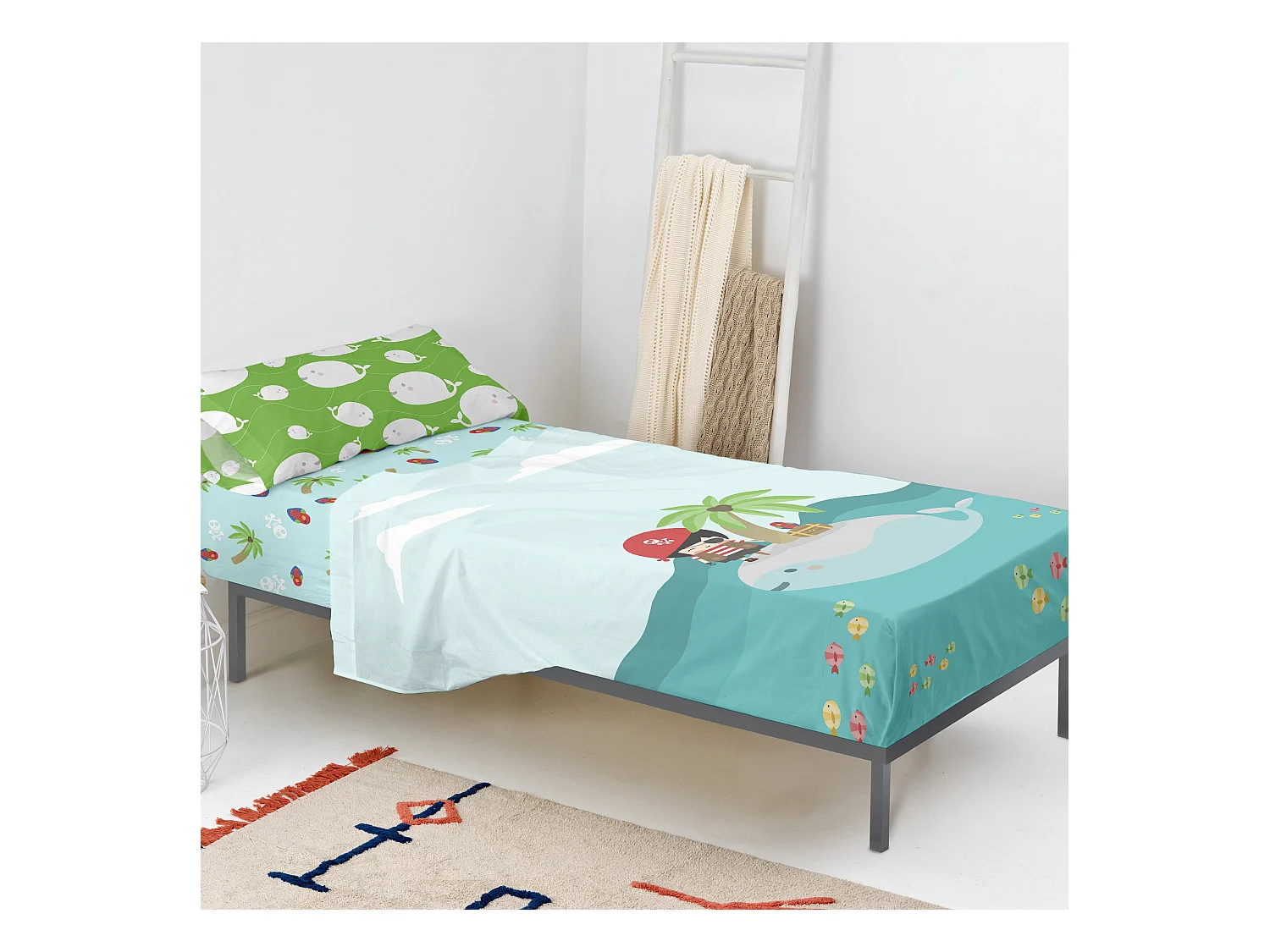 Juego de sabana Cama 105 (180x270 cm) Pirata