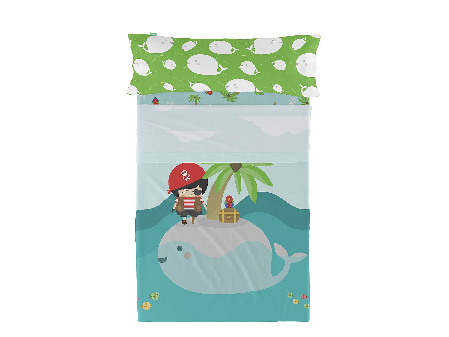 Juego de sabana Cama 105 (180x270 cm) Pirata