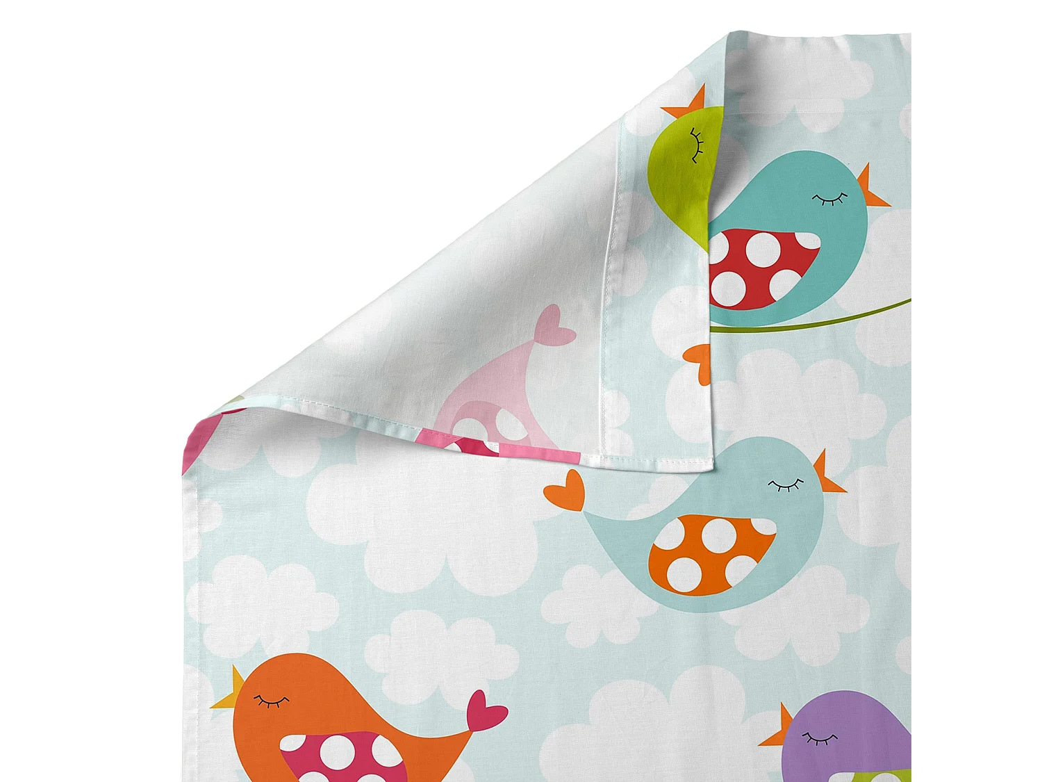 Juego de sabana Cama 80/90 (160x270 cm) Little birds