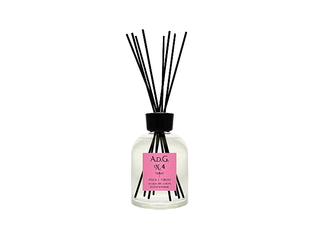 Profumatore d'ambiente Pesca e Neroli 250 ml - Acqua del Garda - Trasparente - 10 x 13,5 cm