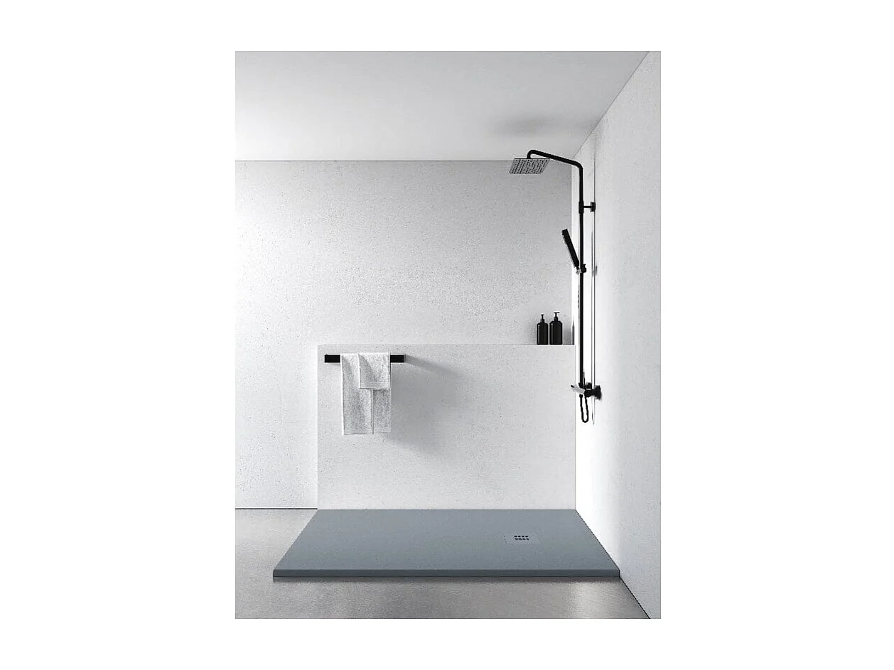 Plato de ducha resina MADISON CENIZA  100x110cm