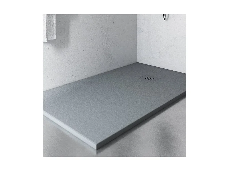 Plato de ducha resina MADISON CENIZA  100x140cm