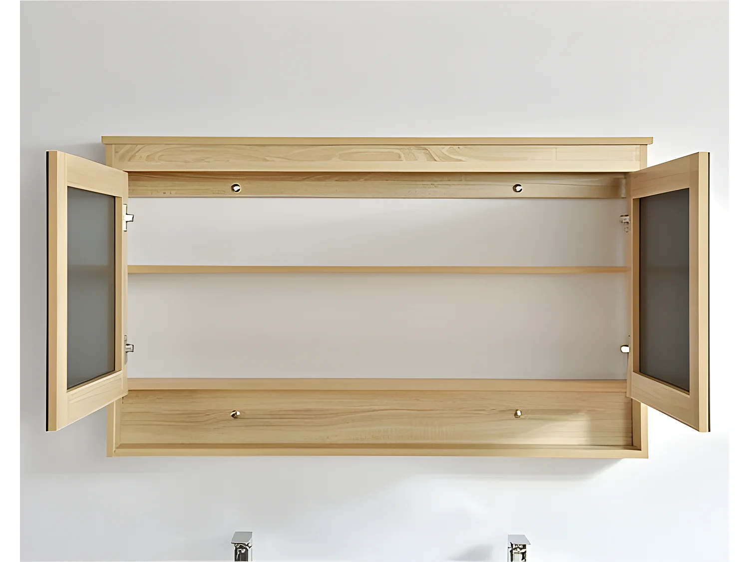 Armario TYPO con espejo 120 cm acabado de fibra de madera roble