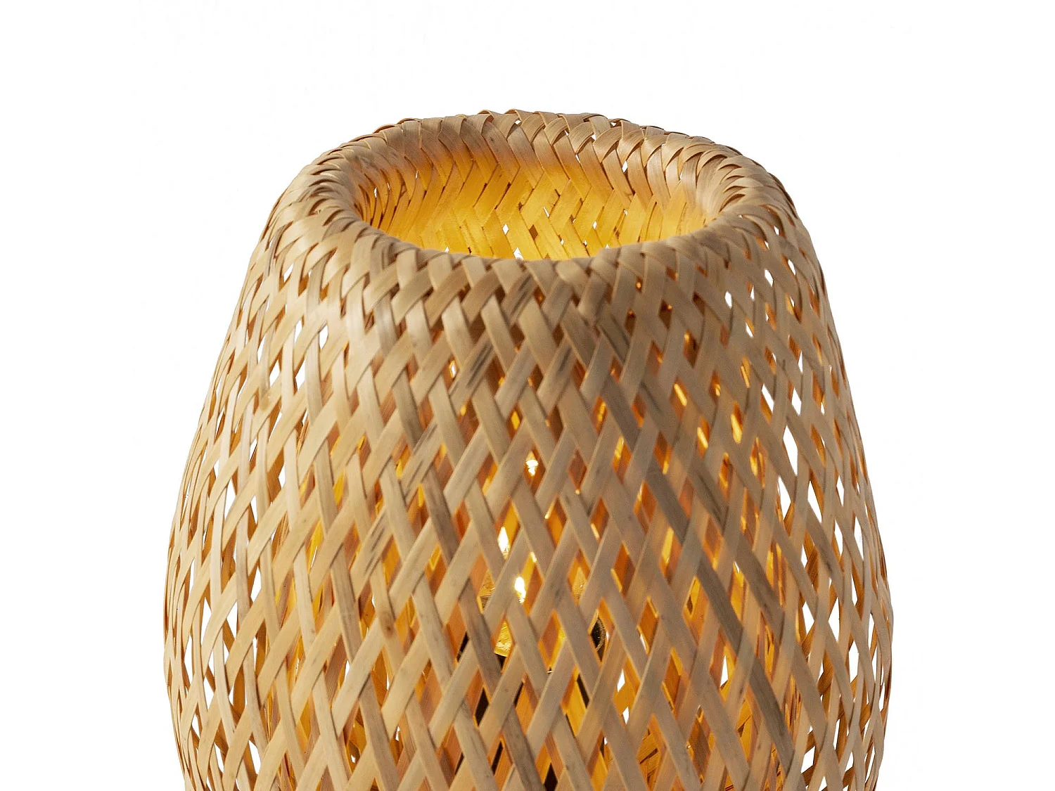 Lámpara de mesita Tara de Bambú, diametro 43,5 cm