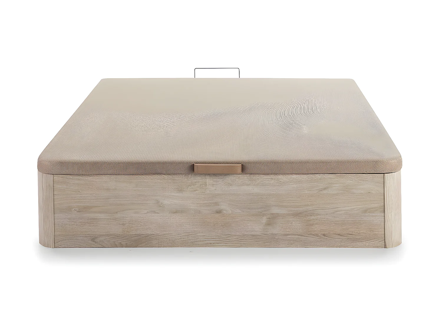 Canapé abatible 150x190 cm Gran Capacidad, Color Roble