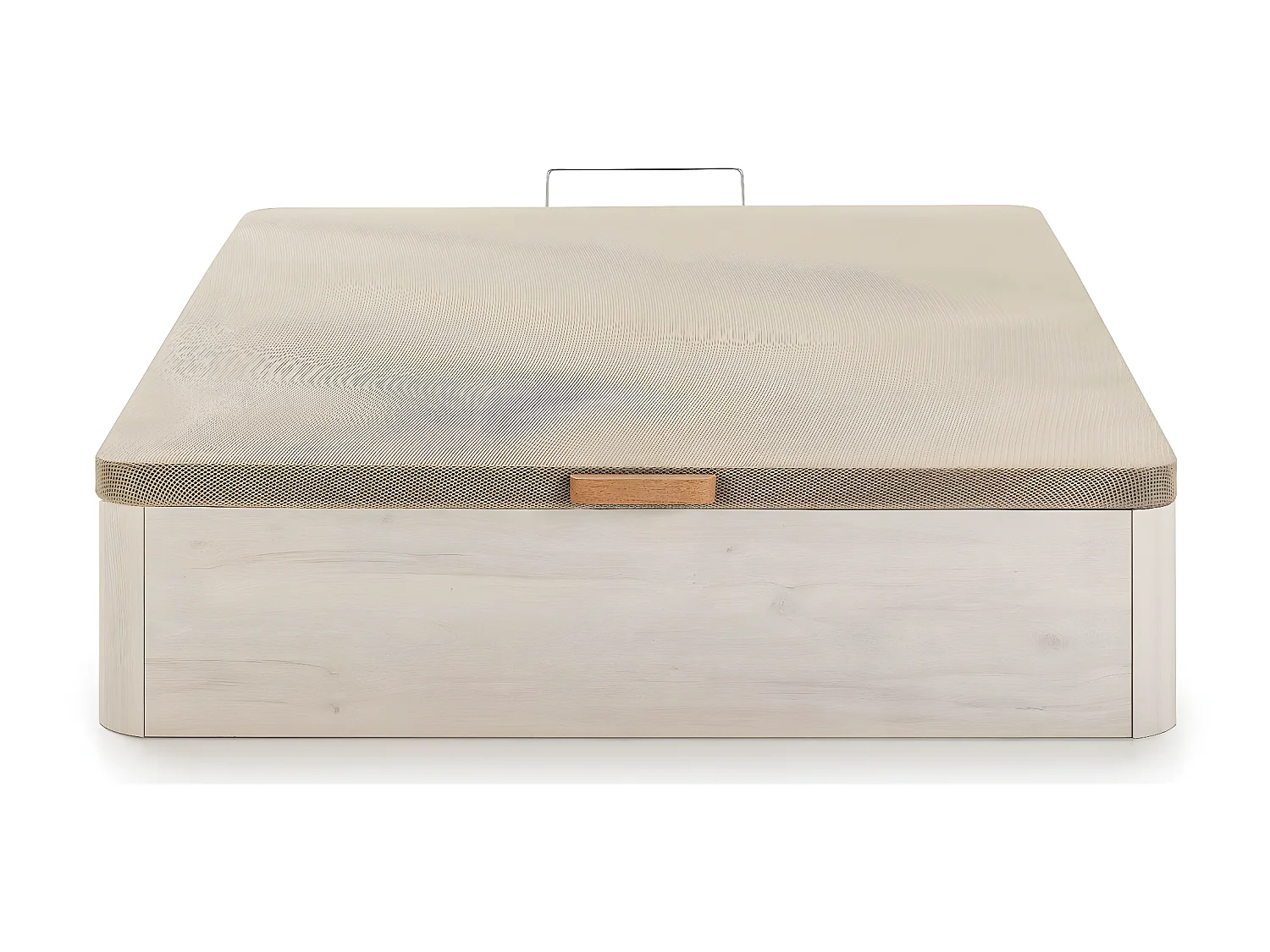 Canapé Abatible Petra 135x190 cm Blanco Nordic de Gran Capacidad