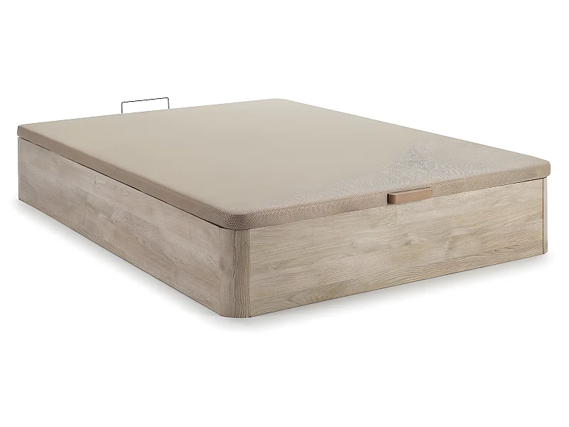 Canapé abatible 90x190 cm Gran Capacidad, Color Roble