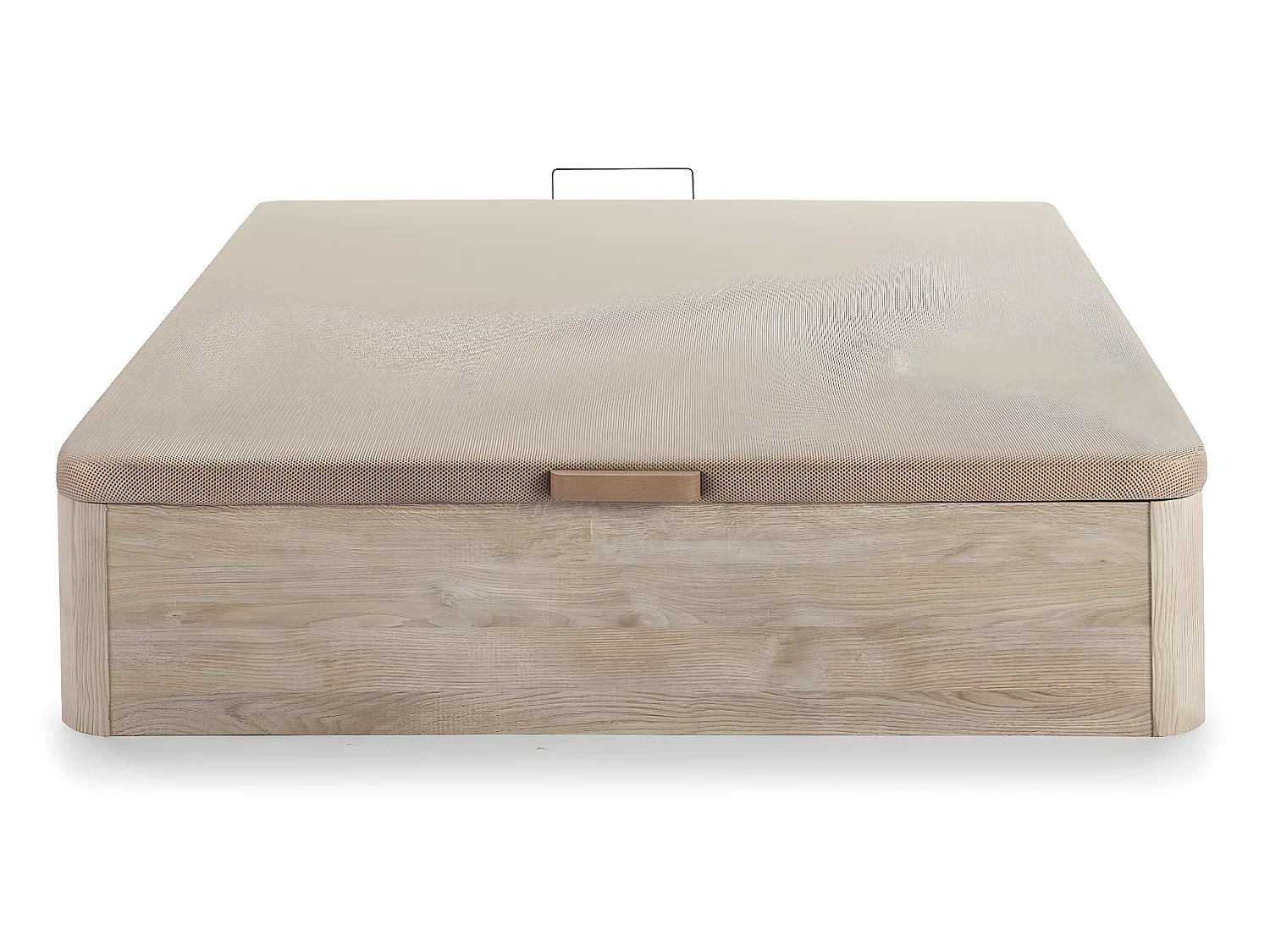 Canapé abatible 90x190 cm Gran Capacidad, Color Roble