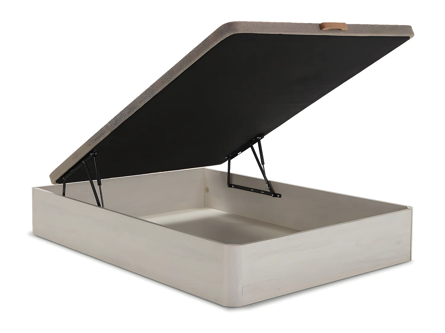 Canapé Abatible Petra 150x190 cm Blanco Nordic de Gran Capacidad