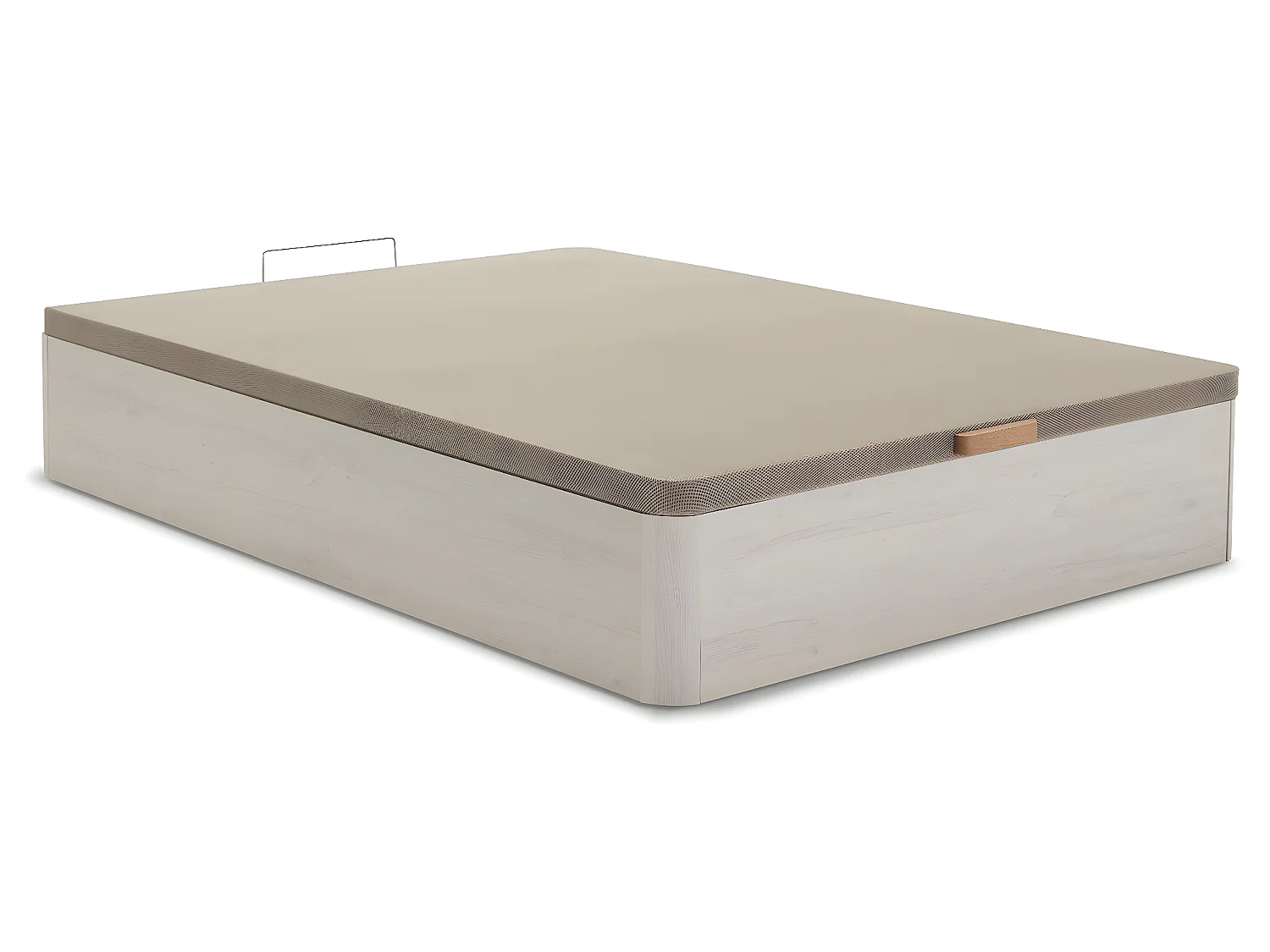 Canapé Abatible Petra 150x190 cm Blanco Nordic de Gran Capacidad