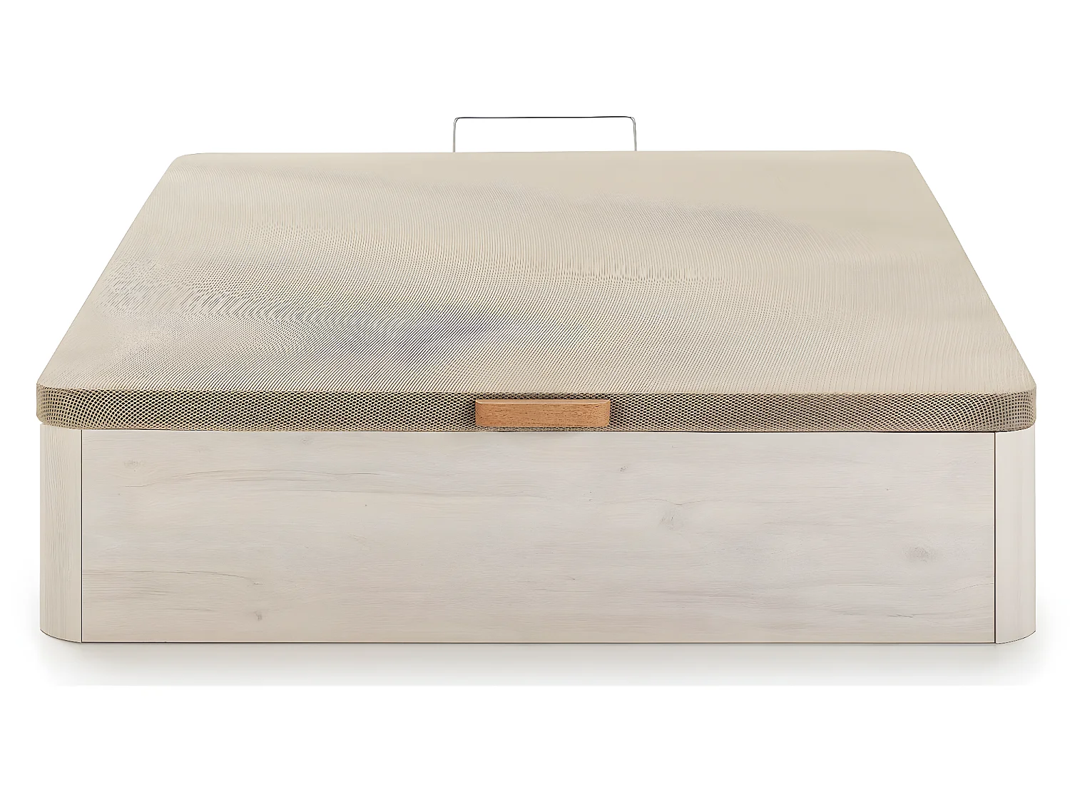 Canapé Abatible Petra 150x190 cm Blanco Nordic de Gran Capacidad