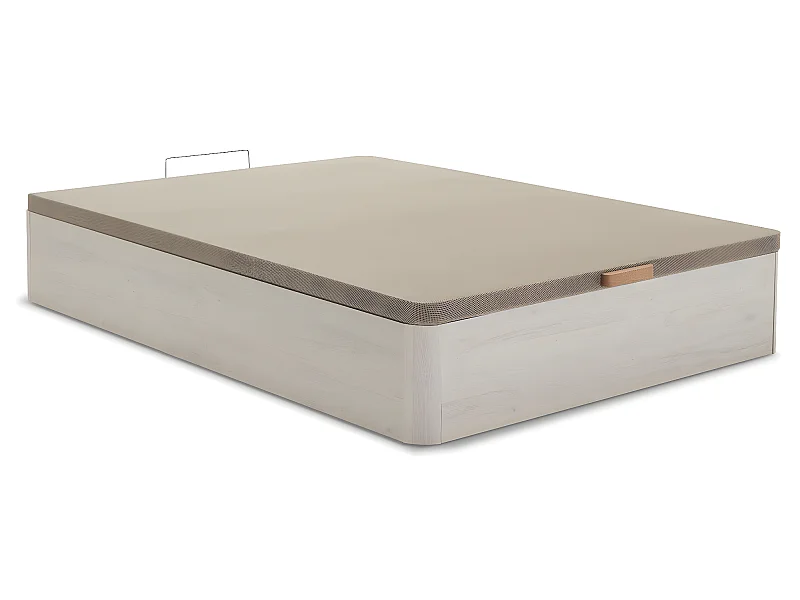 Canapé Abatible Petra 150x190 cm Blanco Nordic de Gran Capacidad