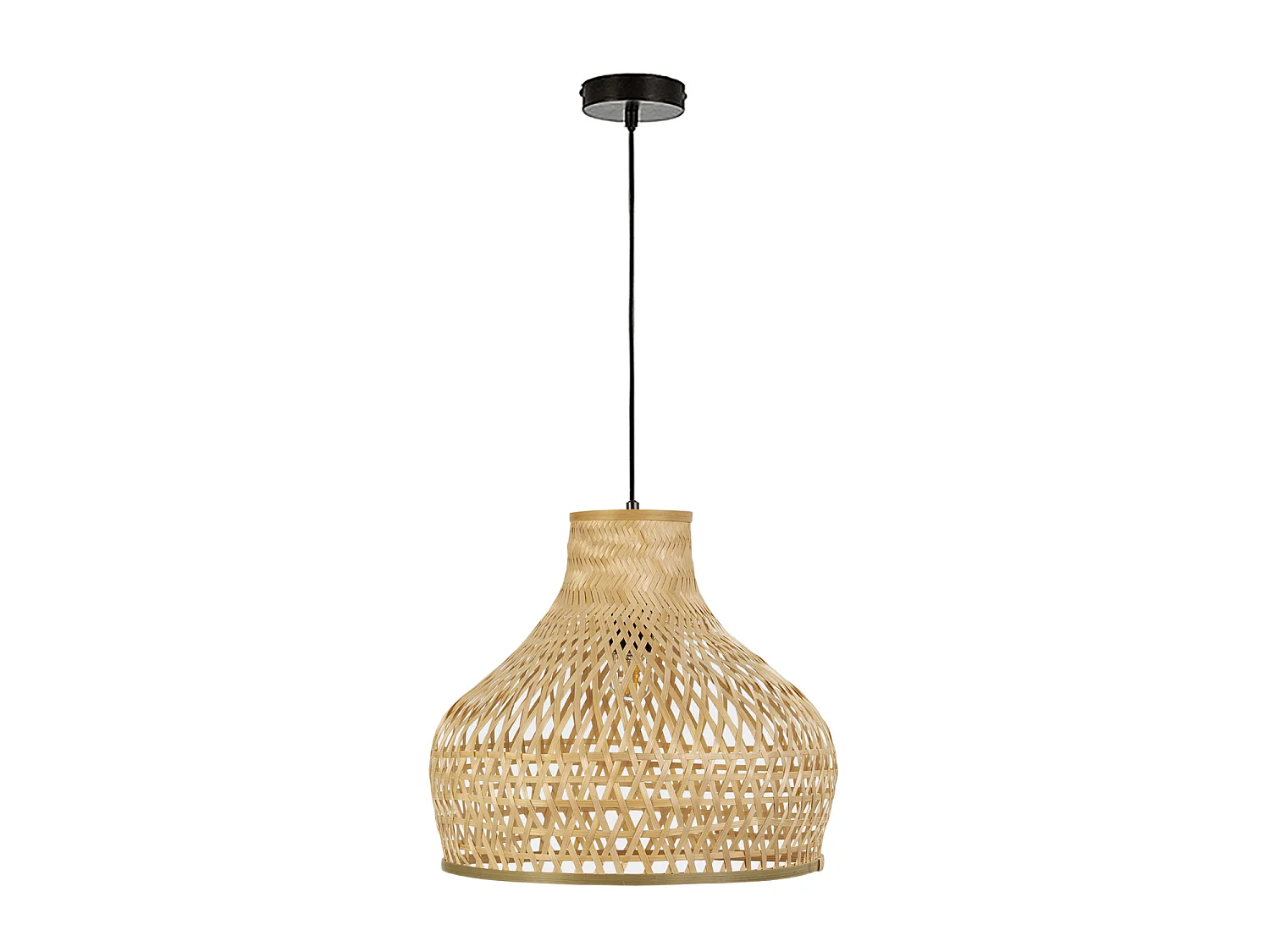 Suspension Yasu en bambou, diamètre 40,5 cm