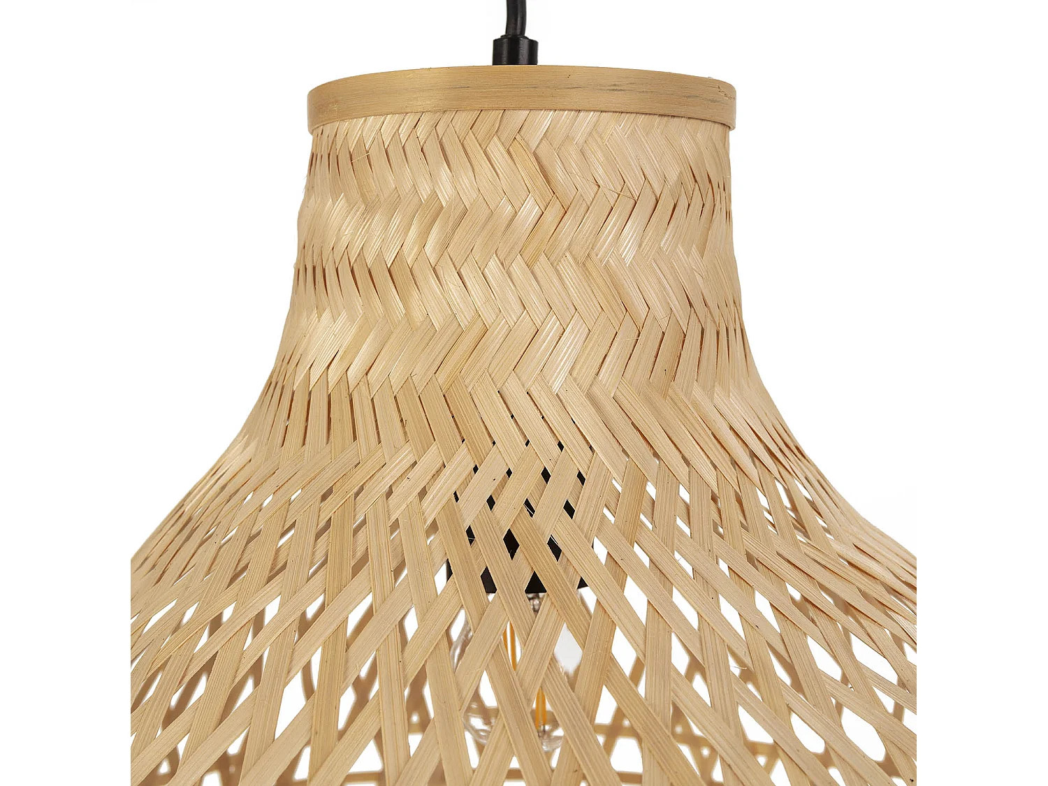 Suspension Yasu en bambou, diamètre 40,5 cm