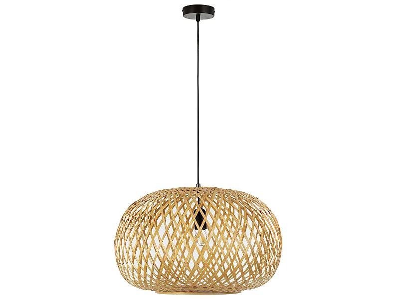 Zawieszenie lampy Mara z bambusa, średnica 50 cm.