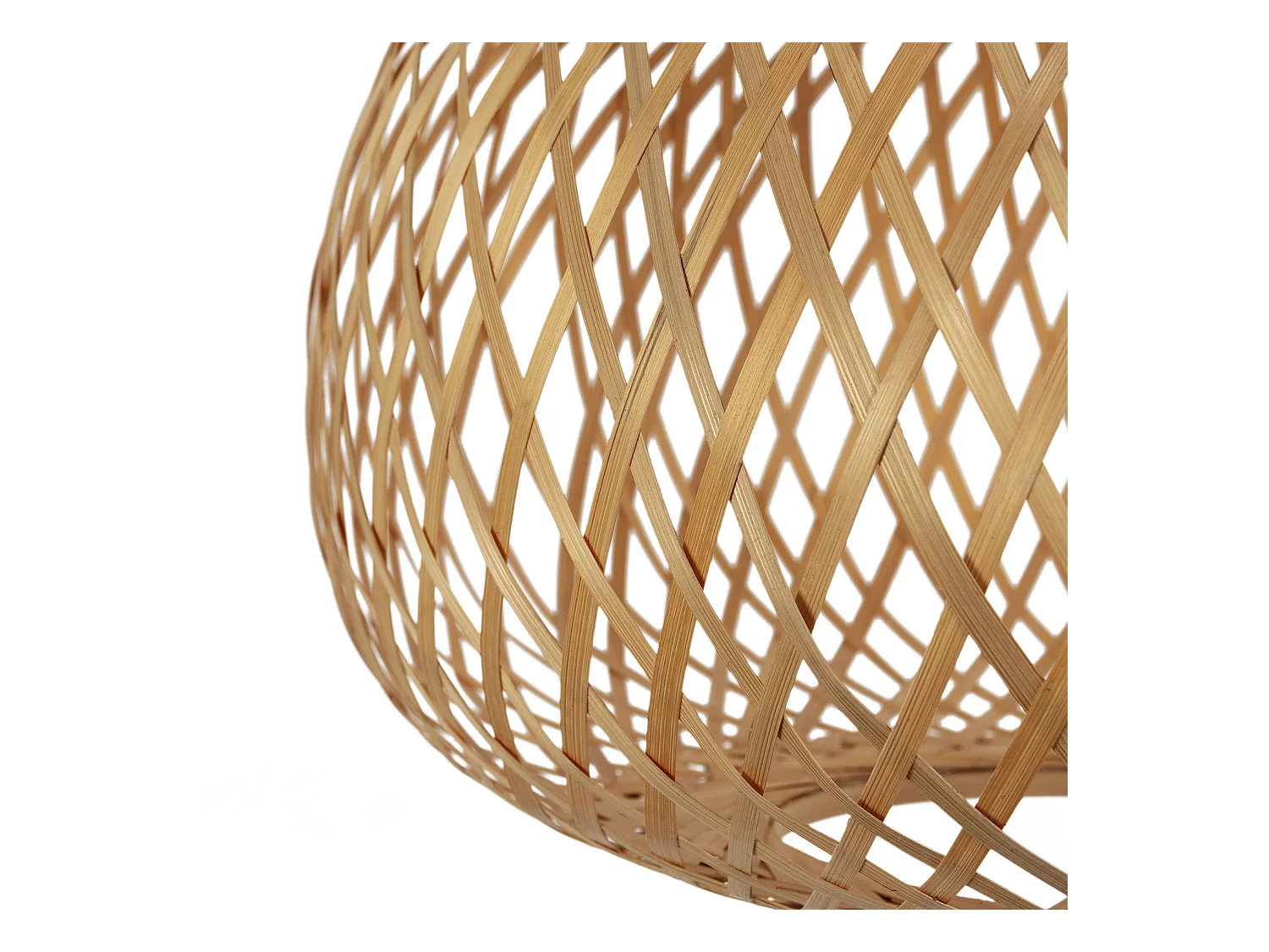 Lampada da soffitto in bambù Nara, diametro 50 cm