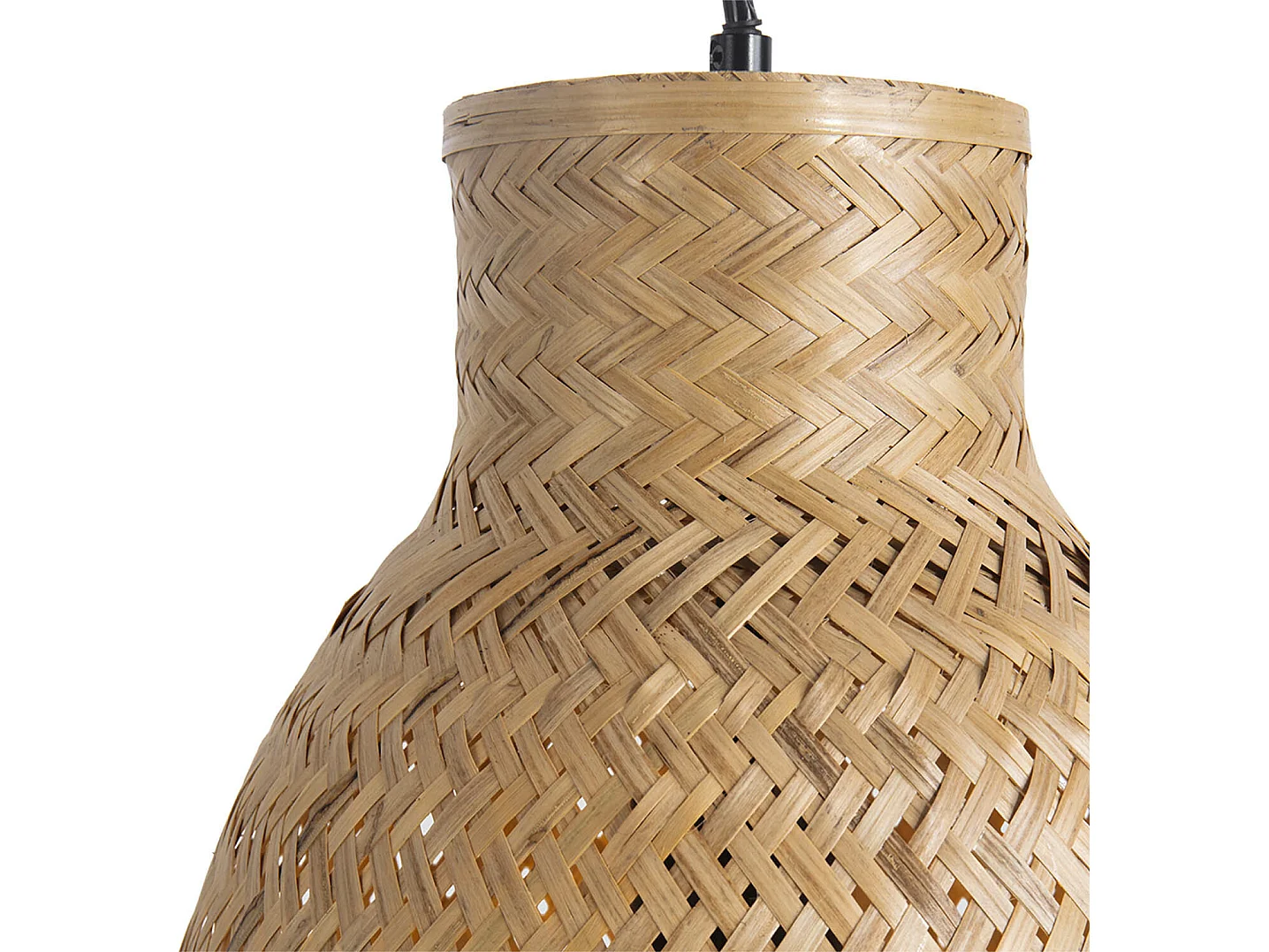 Suspension Nomi en bambou, diamètre 31 cm