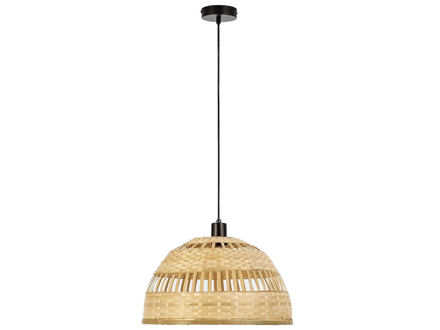 Suspension Suyen en bambou, diamètre 39,5 cm