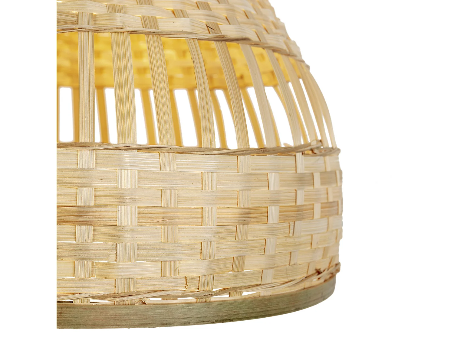 Suspension Suyen en bambou, diamètre 39,5 cm