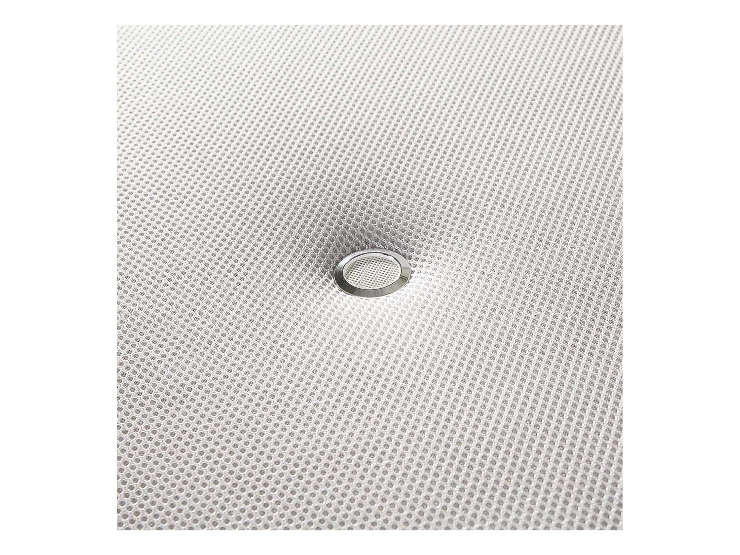 Base tapizada Tejido 3D 90x190 cm Blanco, Válvulas de transpiración