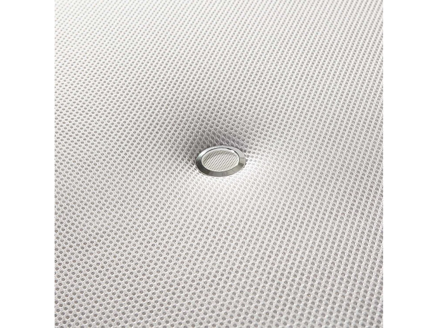 Base tapizada Tejido 3D 90x200 cm Blanco, Válvulas de transpiración