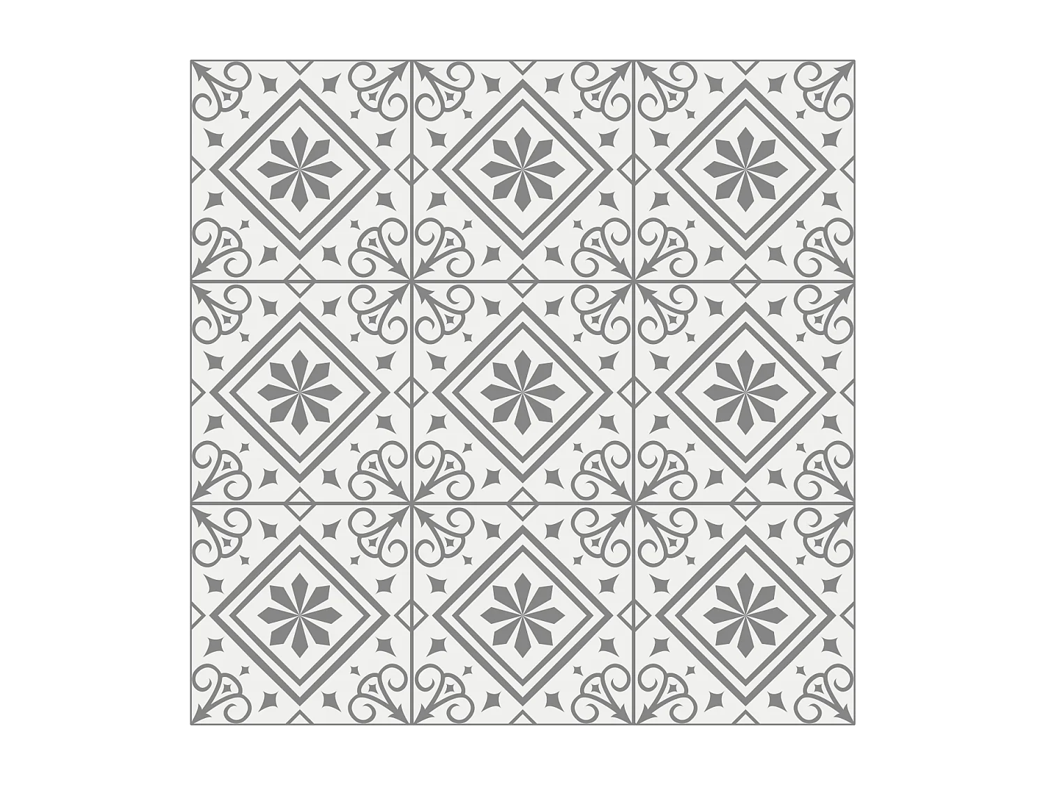 Stickers Sol Anti-dérapant avec Protection - CARRELAGES SOL ALONSO - 1 sticker de 60x60cm