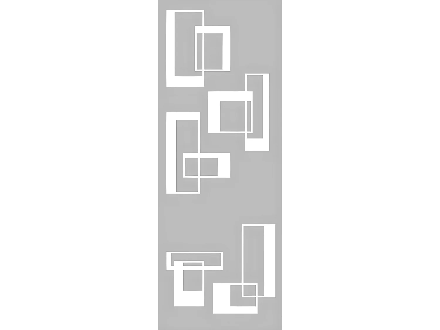 Film Fenêtre Anti Regard Occultant - L'ART ABSTRAIT - Stickers Autocollant Brise-Vue pour Vitre & Porte de Douche - 95X35cm