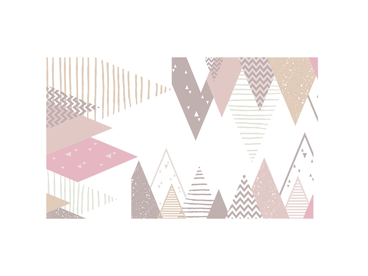 Stickers enfant montagnes scandinaves melinka 70 X 115 cm